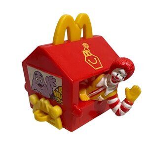 McDonalds Happy Meal Box Toy Car Ronald McDonald Pull Back Vintage 1994
